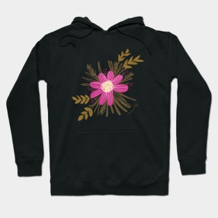 Floral buttonhole purple Hoodie